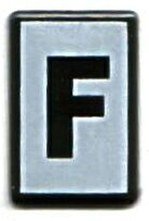 Fernsprechertafel F 30 x 20 mm Emaille