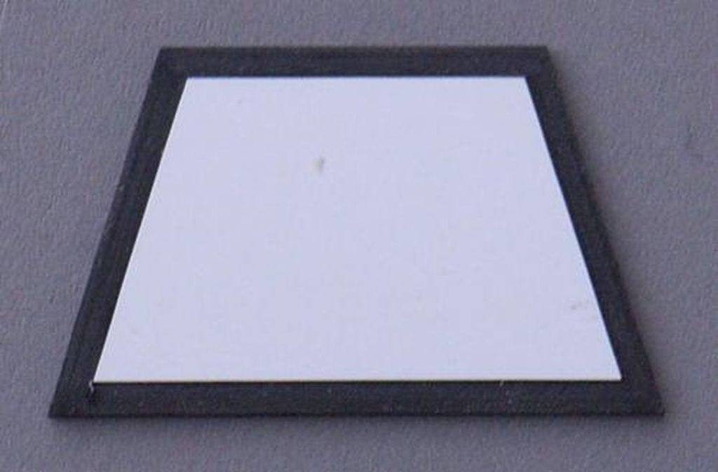 Trapeztafel So 5 / Ne 1  36 x 22 mm, 2-Schicht-Kunststoff