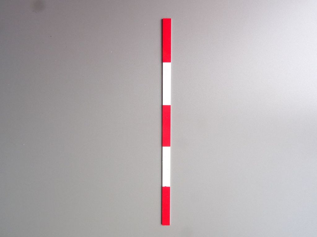 Mastschild LGB-Signal 225 x 8,5 mm, 2-Schicht-Kunststoff