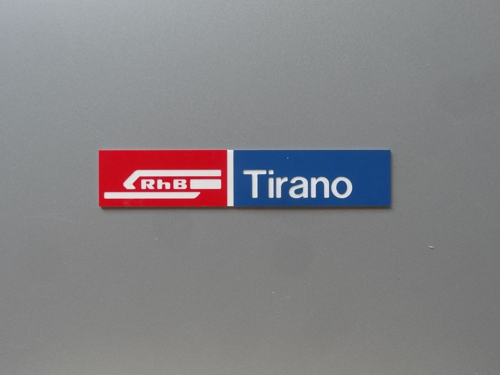 Tirano, großes Format 130 x 25 mm, 2-Schicht-Kunststoff