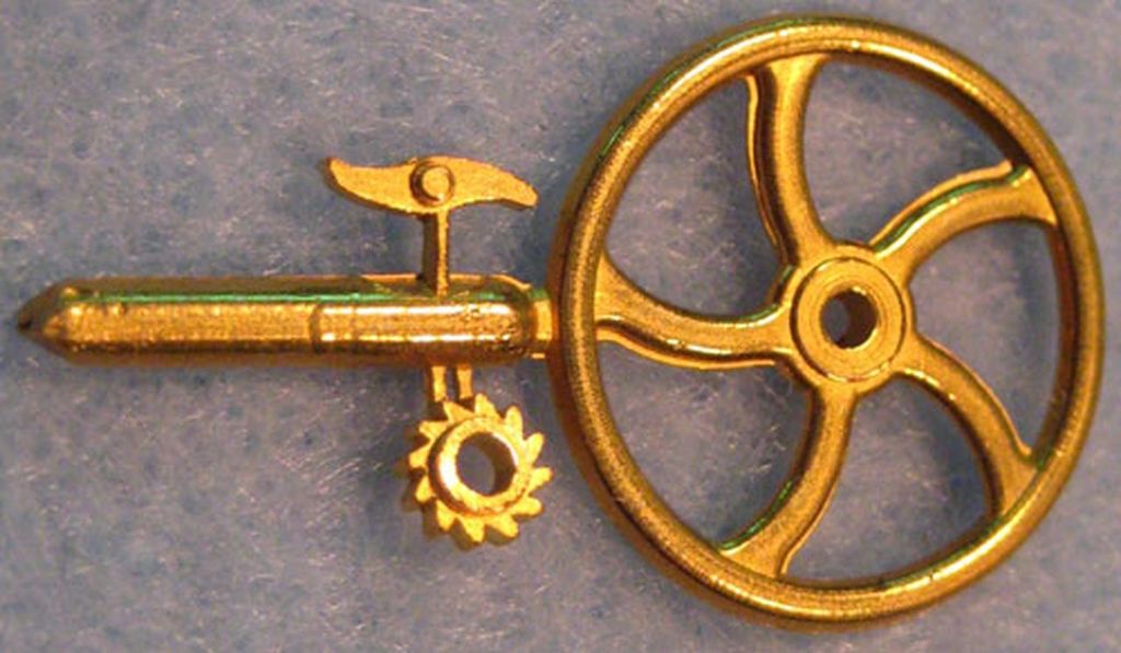 Sichelspeichenbremshandrad 16mm mit Ratsche D = 16 mm