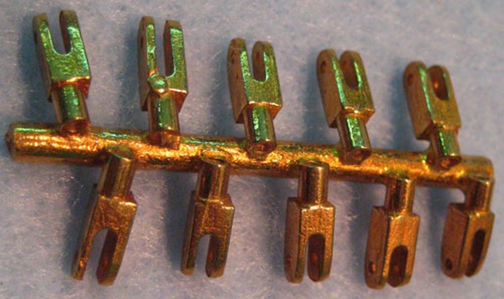 Gabelbeschläge für Bremsgestänge 9 x 3 x 3 mm, 10 Stück