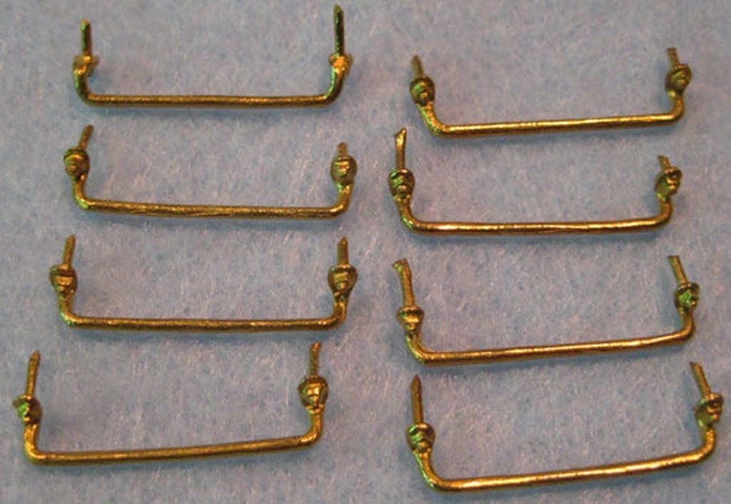 Griffstangen kurz, 8 Stück, Leiterbügel 23 mm, 8 Stück