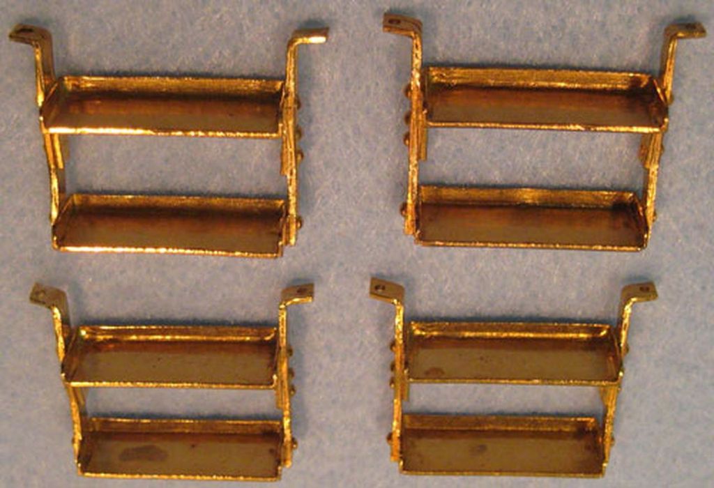 Caboose Trittstufen, 4 Stück 4 Stück, 30 x 25 x 8 mm