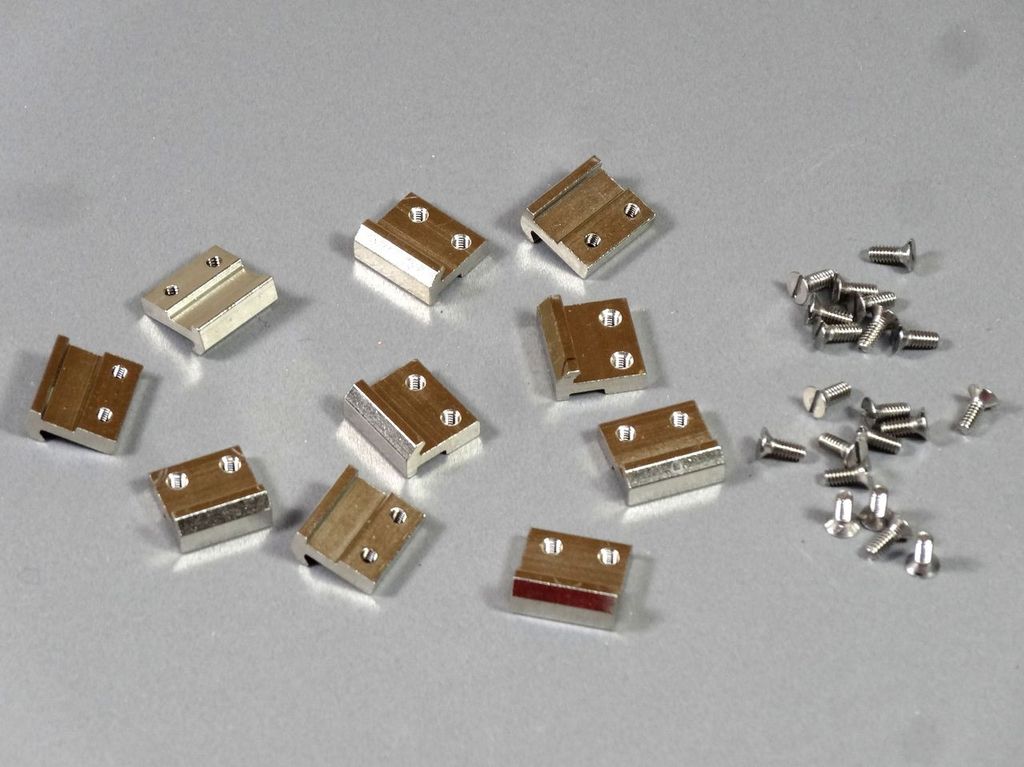 Schraubverbinder Code 250 Massoth, vernickelt,  50er-Pack