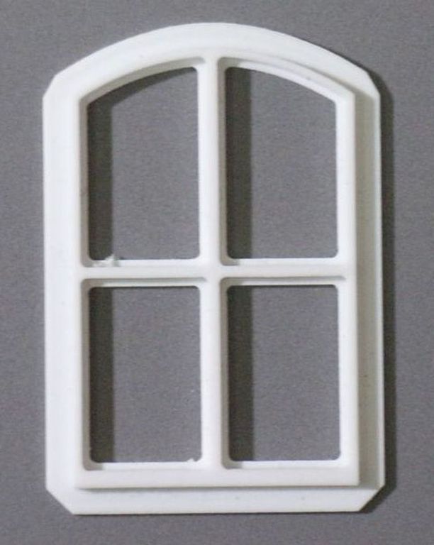 Stichbogenfenster Finow, 4er-Set 22 x 34 mm