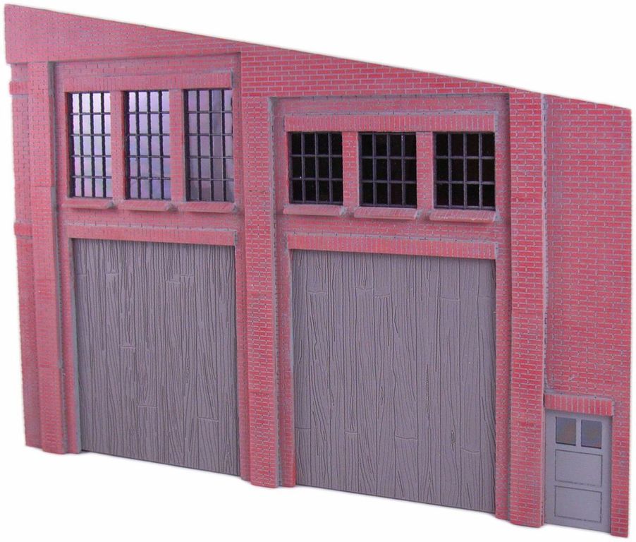Fassade Giebel rechts komplett 500 x 395 x 5 mm, incl. Fenster