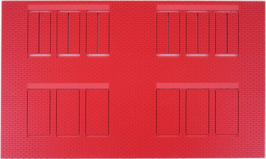 Fassade gerade Fenster mittel/mittel 500 x 300 x 5 mm