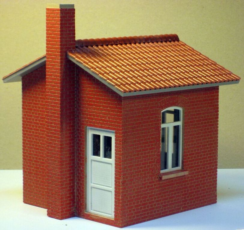 Wärterhaus, 1:32 110 x 125 x 155 mm