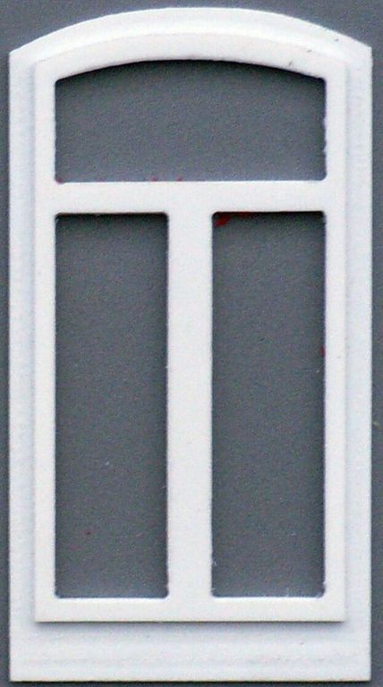 Stichbogenfenster Hottendorf A, 1:32, 4er-Set 26 x 49 mm
