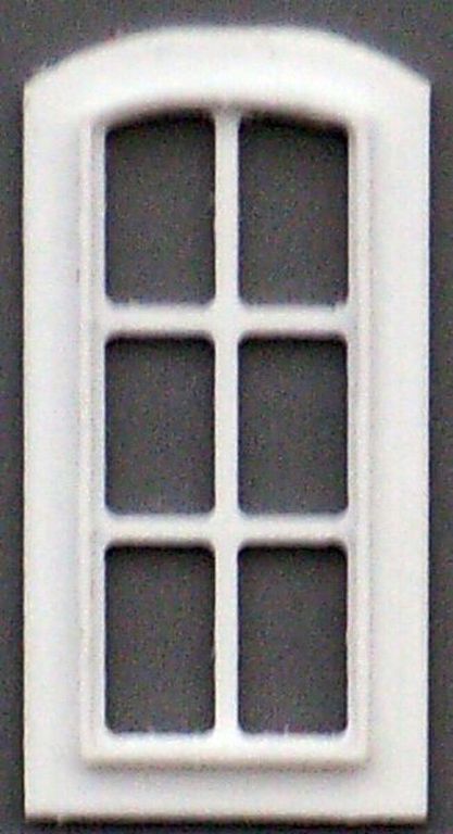 Stichbogenfenster Hottendorf C, 1:32, 4er-Set 11 x 25 mm