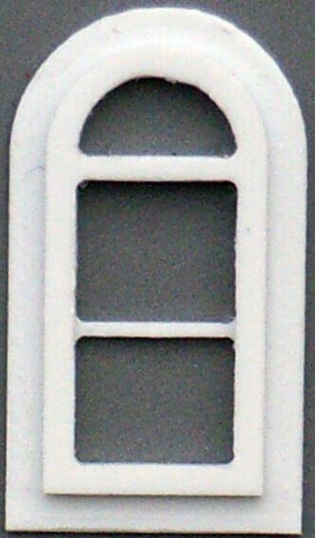 Bogenfenster Lauenbrück D, 1:32, 4er-Set 12 x 24 mm