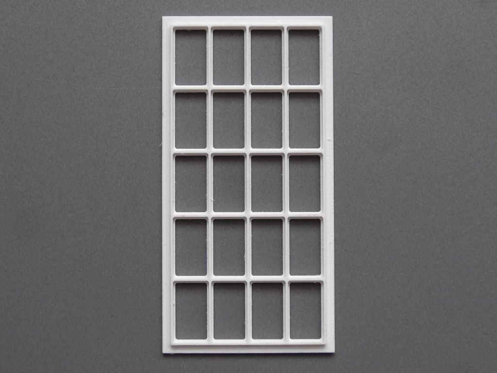 Fabrikfenster, 1:32 35 x 73 mm