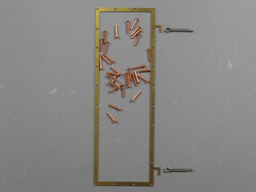 Türrahmen 32 x 94 mm 0,5 mm Messingblech