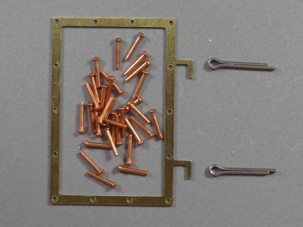 Türrahmen 27 x 41 mm 0,5 mm Messingblech