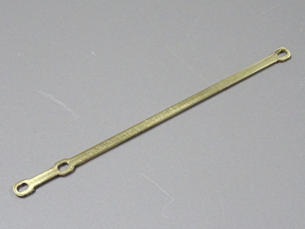 Kuppelstange 150 mm aus 2 mm Messing gefräst