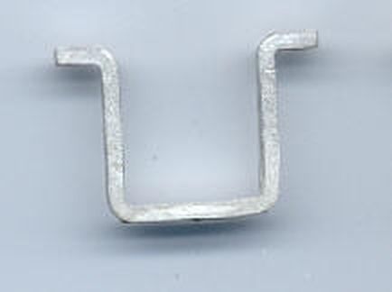 Stufenbügel, für untere Aufhängung 4 Stück, 25x17x3mm