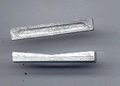 Dachlaufsteg, Mittel-Unterstützungen 14 Stück, 23x3x3mm