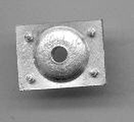Drehschemelaufnahme-Platte 4 Stück, 15x11x3mm