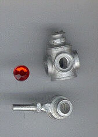 Caboose Laterne mit 3 Linsen 1 Paar, 10x10x14mm