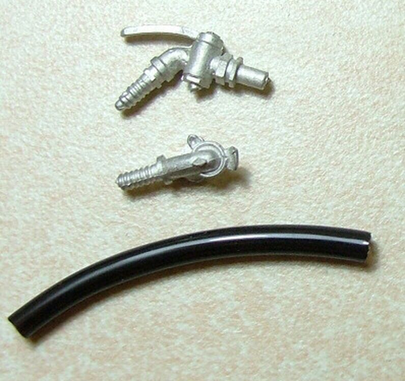 Bremsschlauch-Set 4 Stk, für 2 Fahrzeuge, Hahn 14x3x11mm