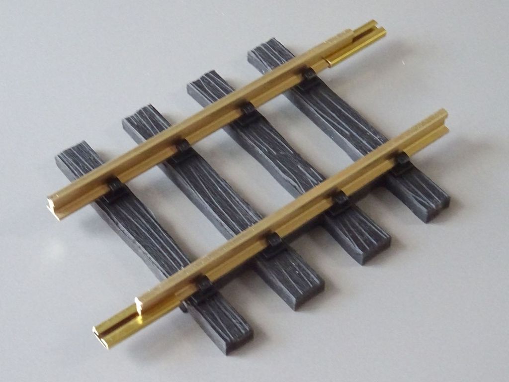 Meterspurgleis Gerade 125 mm