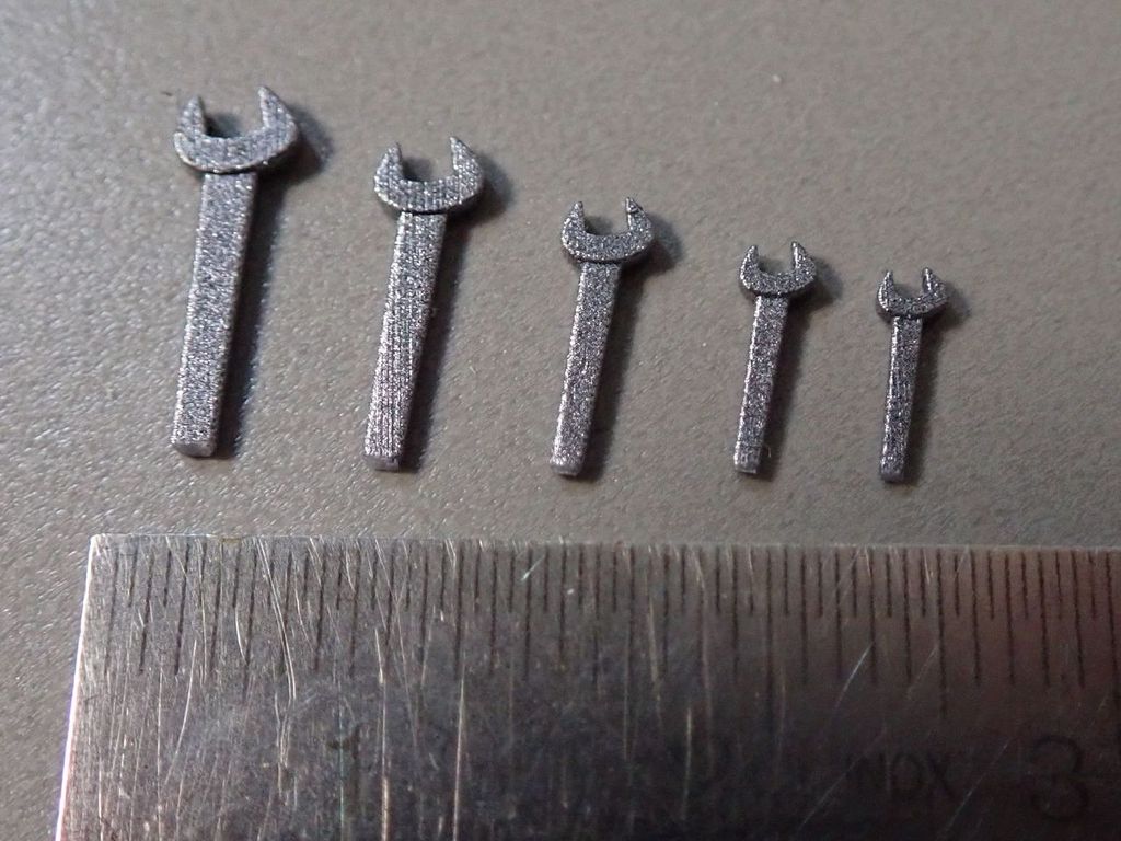 Schraubenschlüssel-Satz klein, Schraubenschlüssel, 3D-Druck