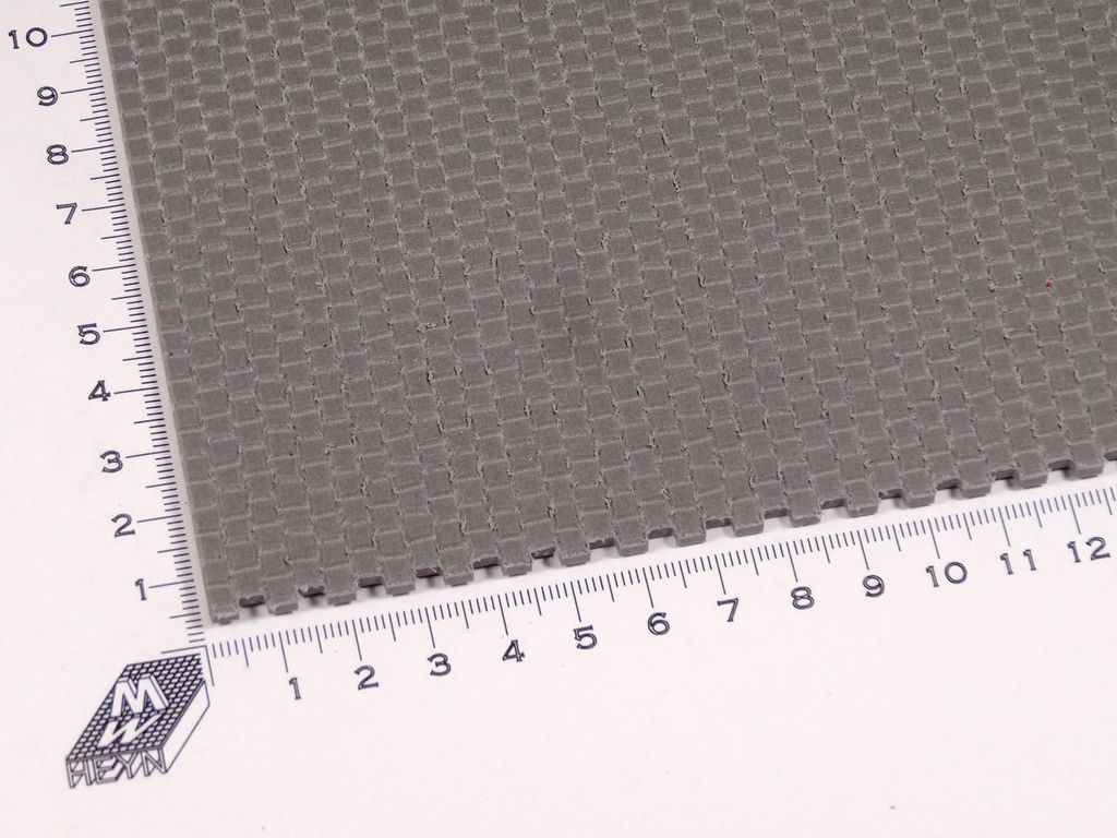 Bauplatte Klein-Pflaster 4x4mm ca. 500 x 300 x 3 mm, PVC-Hartschaum
