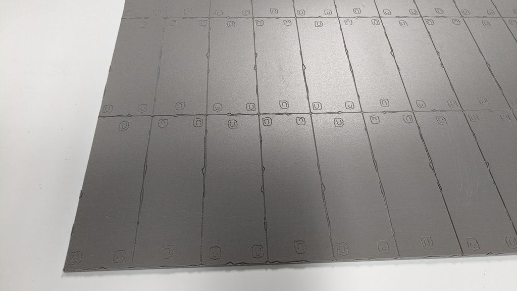 Bauplatte Betonplatten DDR ca. 500 x 300 x 3 mm, PVC-Hartschaum