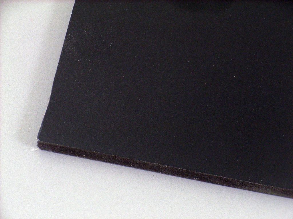 Kömatex schwarz 6mm 600 x 500 mm, PVC-Hartschaum, wetterfest
