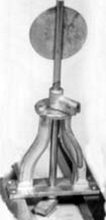 Weichenstellhebel, runde Scheibe Bausatz, 29x9x80mm