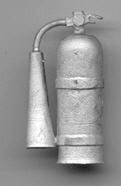 Feuerlöscher 2 Stück, 13x7x26mm