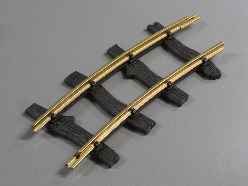 Feldbahngleis Bogen 15°, R2.5 Achsradius 956mm