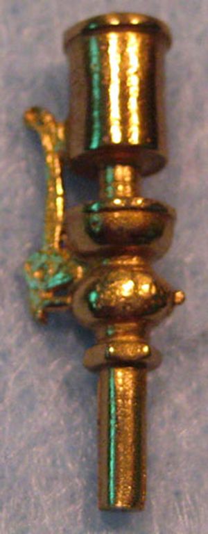 Maschinen-Dampfpfeife, poliert 23 x 6 mm