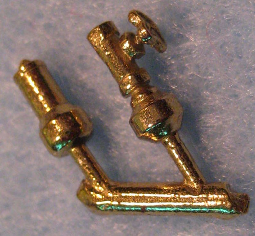 Sicherheitsventile, klein Typ Pop Länge 8 mm, D= 3,5 mm, 2 Stück