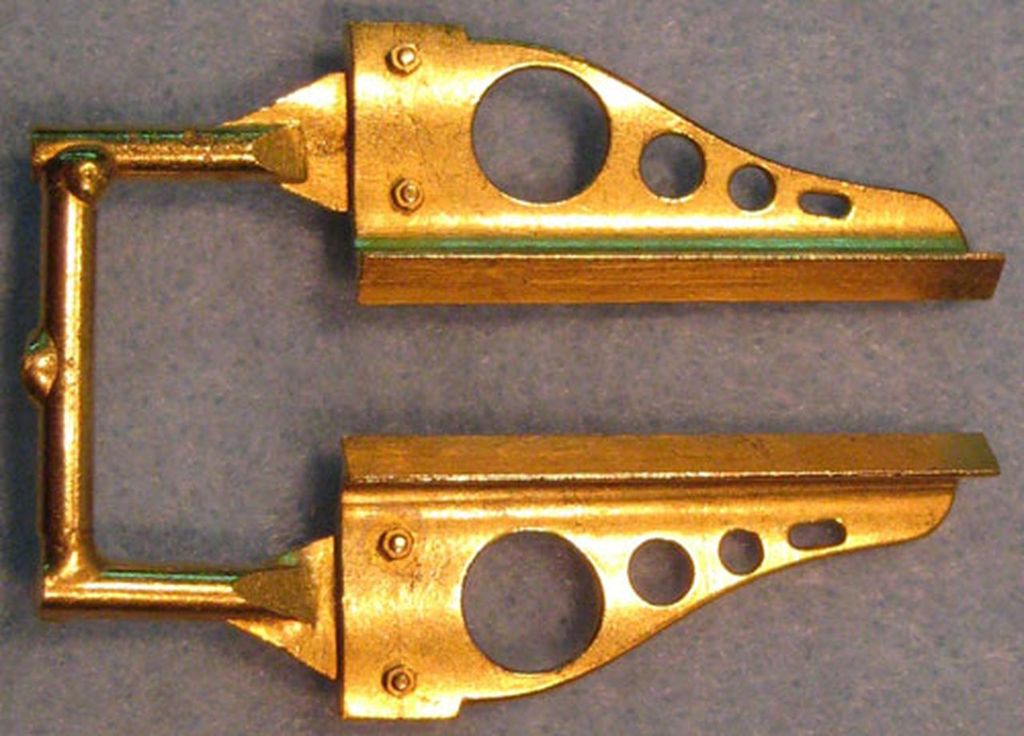 Frontlaternenhalterung für Box-Laterne Nr.30085 L = 37 mm, B = 15 mm, 2 Stück