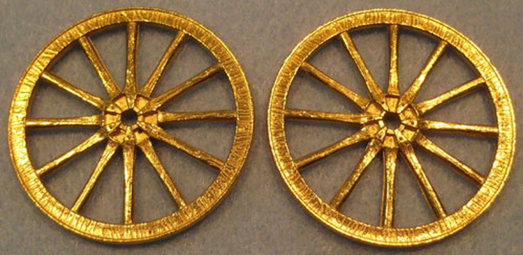Fracht- und Gepäckwagenräder 2 Stück, Durchmesser 41,5 mm