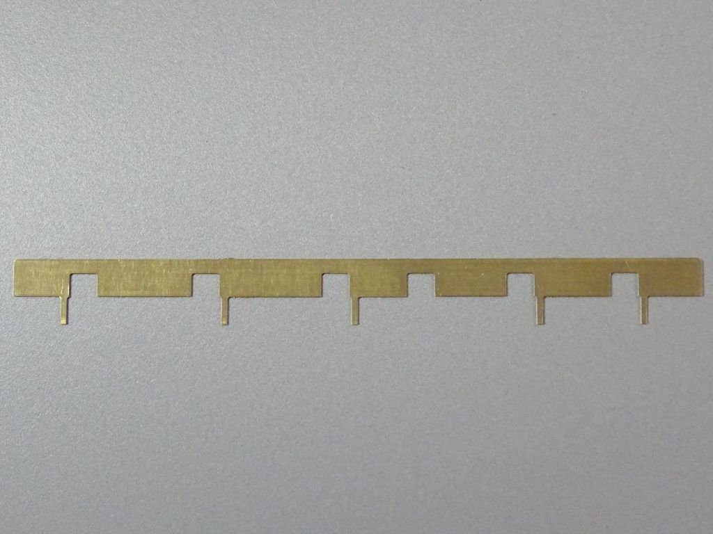Vorsatz-Radlenker für PIKO-Weiche Radius 3,  146 x 9 mm