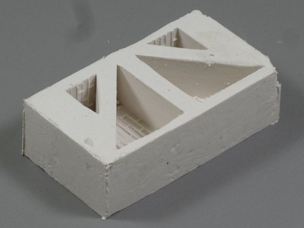 Mauerziegel-Form für Schrägen 40° GBM 3
