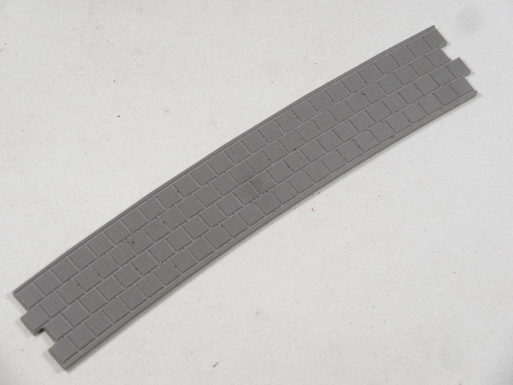 Gleis-Pflasterplatte R3 LGB, 10° 212 x 37 mm
