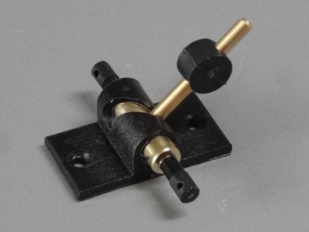 Weichenstellhebel Tenmille Bodenplatte 18 x 33 mm