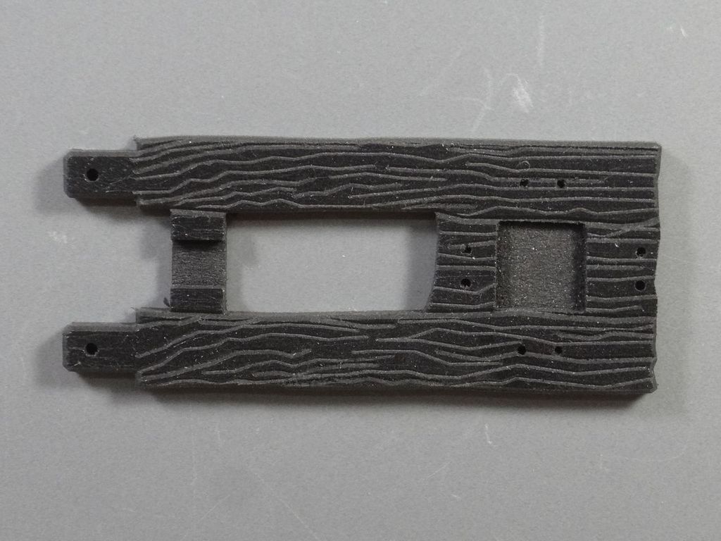 Weichenstellhebel OZARK, Ergänzungsplatte 78 x 39 mm