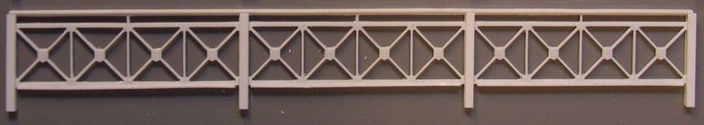 Brückengeländer 1:32 ca. 250 x 36 mm