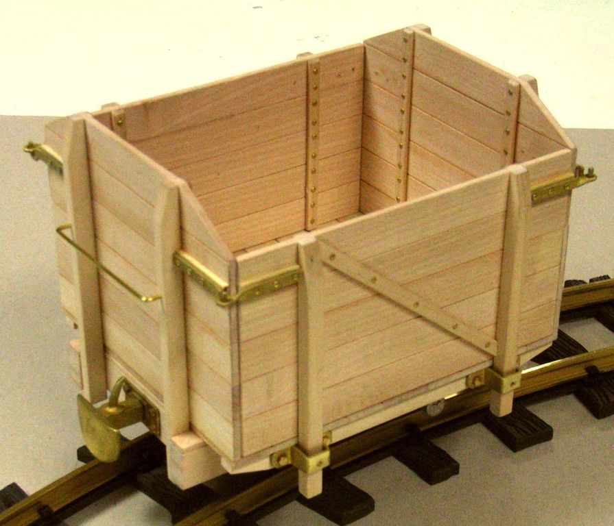 Kastenlore kurz 1:13,3 kompletter Bausatz Rahmengröße 155 x 80 mm, LüP 180 mm