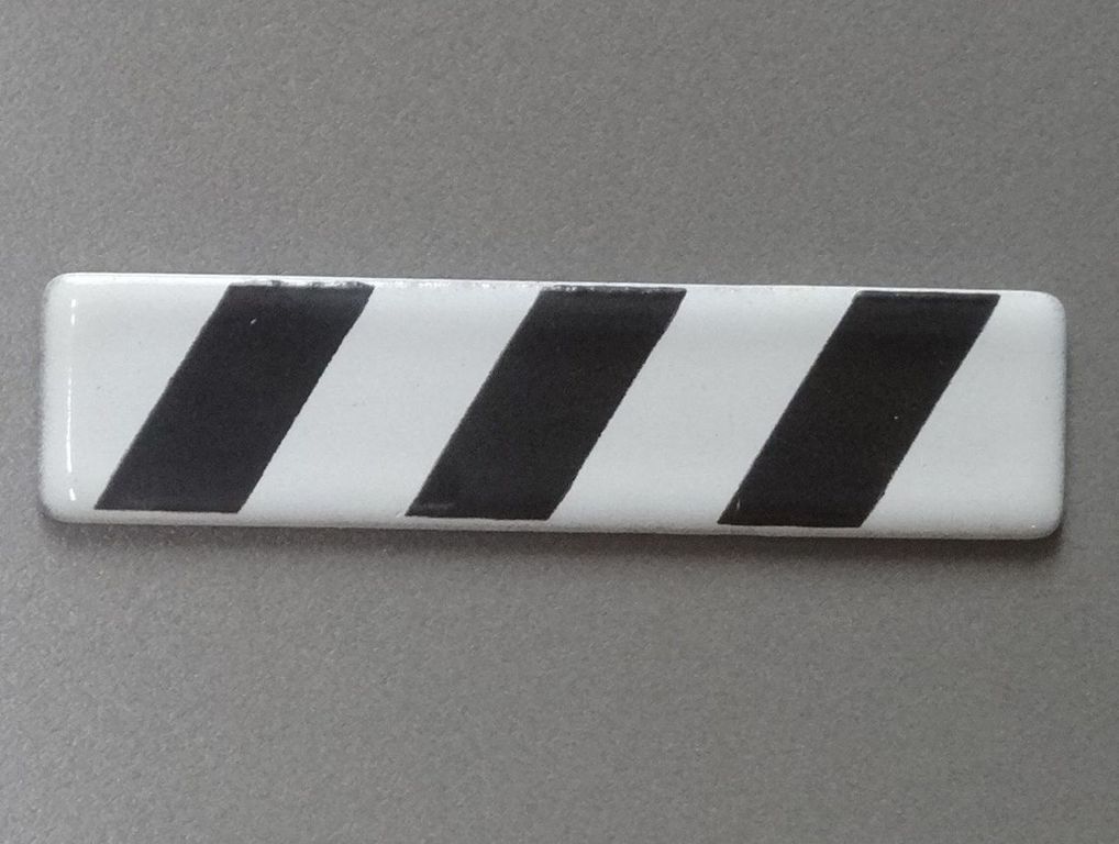 Haltepunkttafel So 9 / Ne 6 1:32 55 x 13 mm Emaille