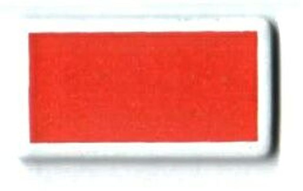 Wärterhaltsignal Sh 2 rot/weiß 37 x 20 mm Emaille