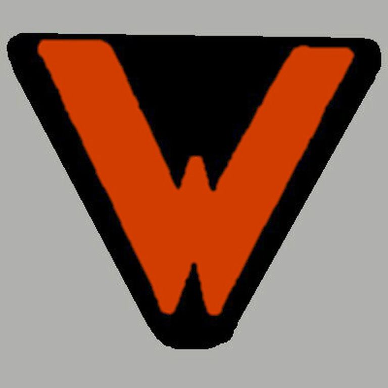 Rangierhaltsignal Ra 11a, orange 22 x 27 mm Emaille