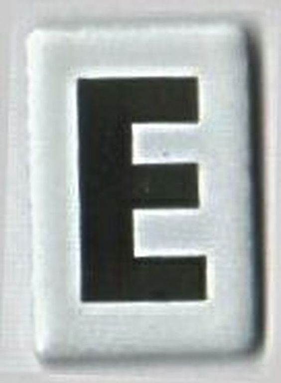 Endscheibe Lf 3 (E) 18 x 27 mm Emaille