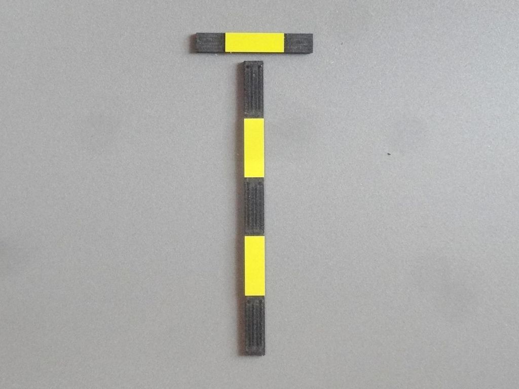 Schnee räumen beenden (Österreich) klein 20 x 3,5 mm, 2-Schicht-Kunststoff