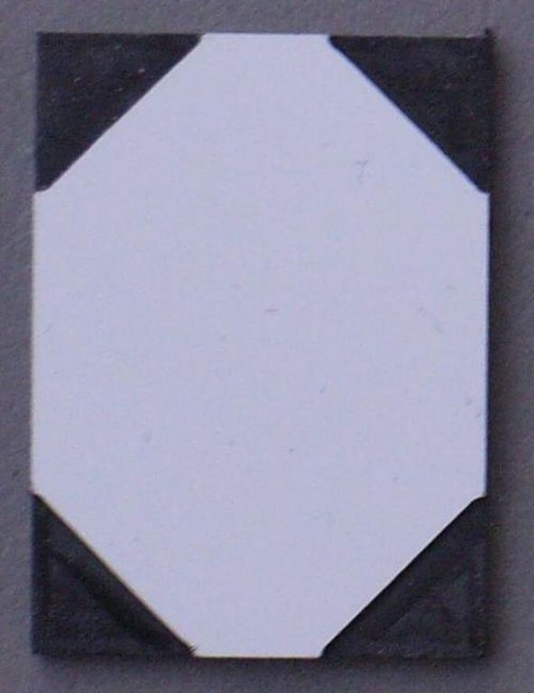 Eckentafel Lf 5 DR  16 x 22 mm, 2-Schicht-Kunststoff